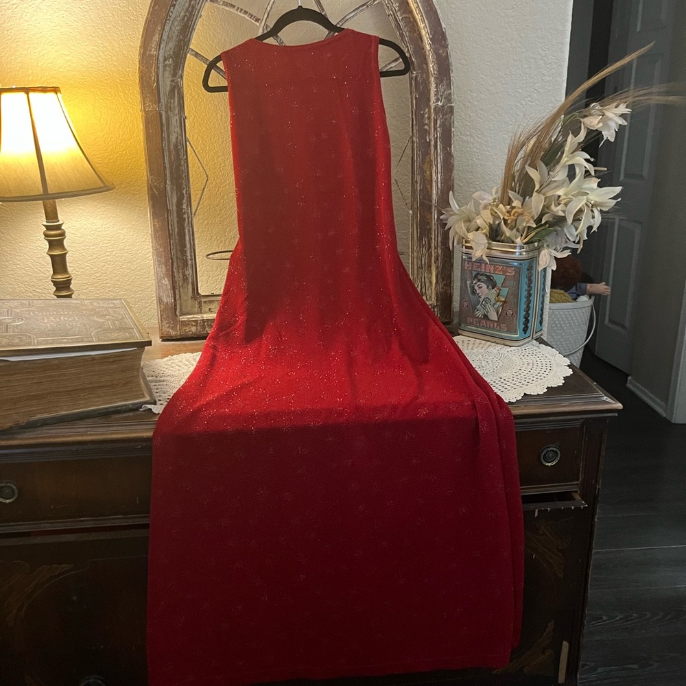Ronni  Nicole Vintage Red Evening Dress , Size Size 12